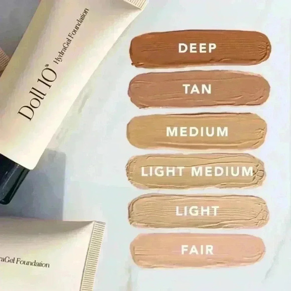 NEW Doll 10 Hydragel Foundation ~ Tan ~ New! - Picture 3 of 4
